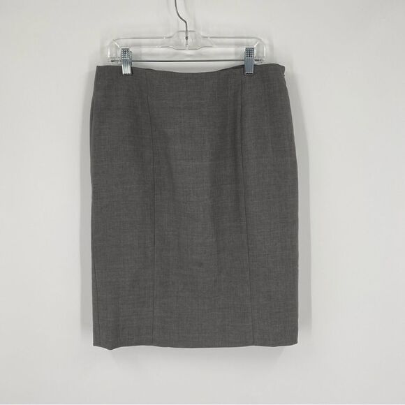 Evan Picone Women’s Gray Straight Pencil Skirt size 2P - Picture 3 of 7